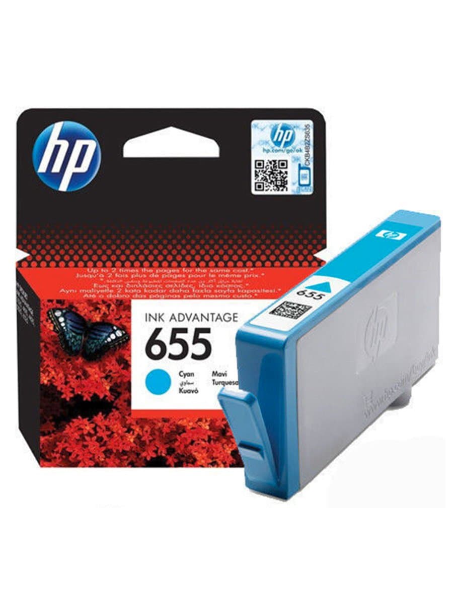 Картридж струйный HP (CZ110AE) Deskjet Ink Advantage 3525/5525/4515/4525 №655, голубой, оригинальный