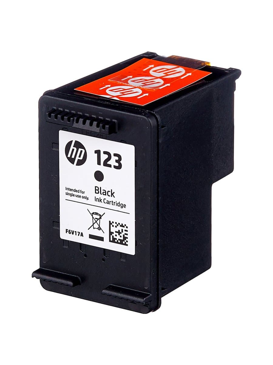 Картридж струйный HP (F6V17AE) Deskjet 2130, №123, чёрный, оригинальный, ресурс 120 стр.