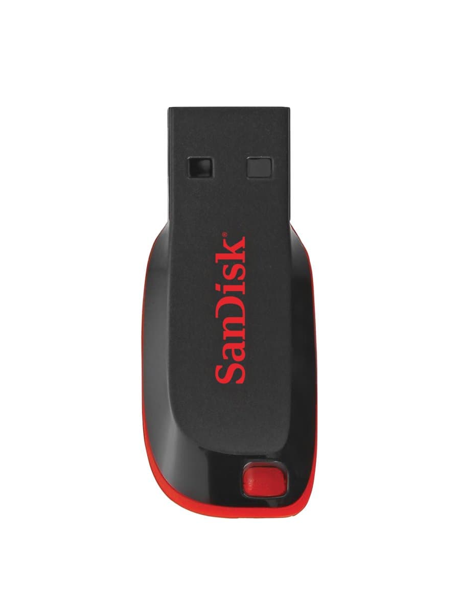 Флеш-диск 16 GB, SANDISK Cruzer Blade, USB 2.0, черный, SDCZ50-016G-B35