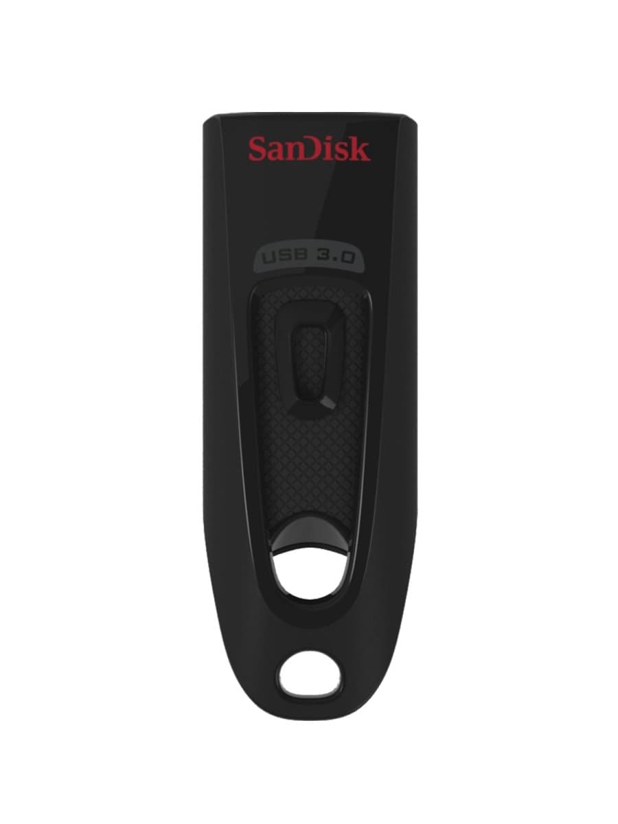 Флеш-диск 128 GB, SANDISK Cruzer Ultra, USB 3.0, черный, SDCZ48-128G-U46