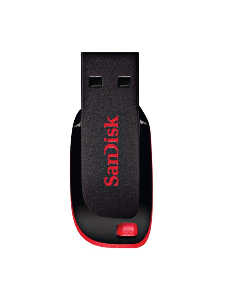 Флеш-диск 128 GB, SANDISK Cruzer Blade, USB 2.0, черный, SDCZ50-128G-B35