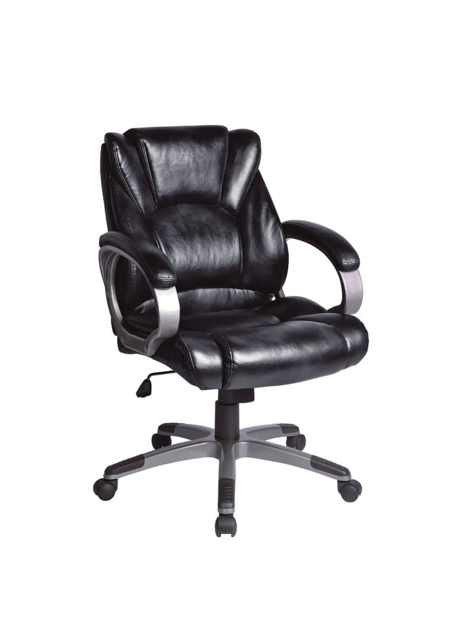 Кресло офисное BRABIX "Eldorado EX-504", экокожа, черное, 530874