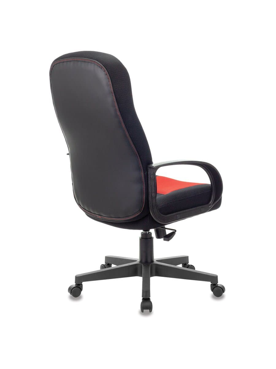 Кресло офисное BRABIX "City EX-512", ткань черная/красная, TW, 531408