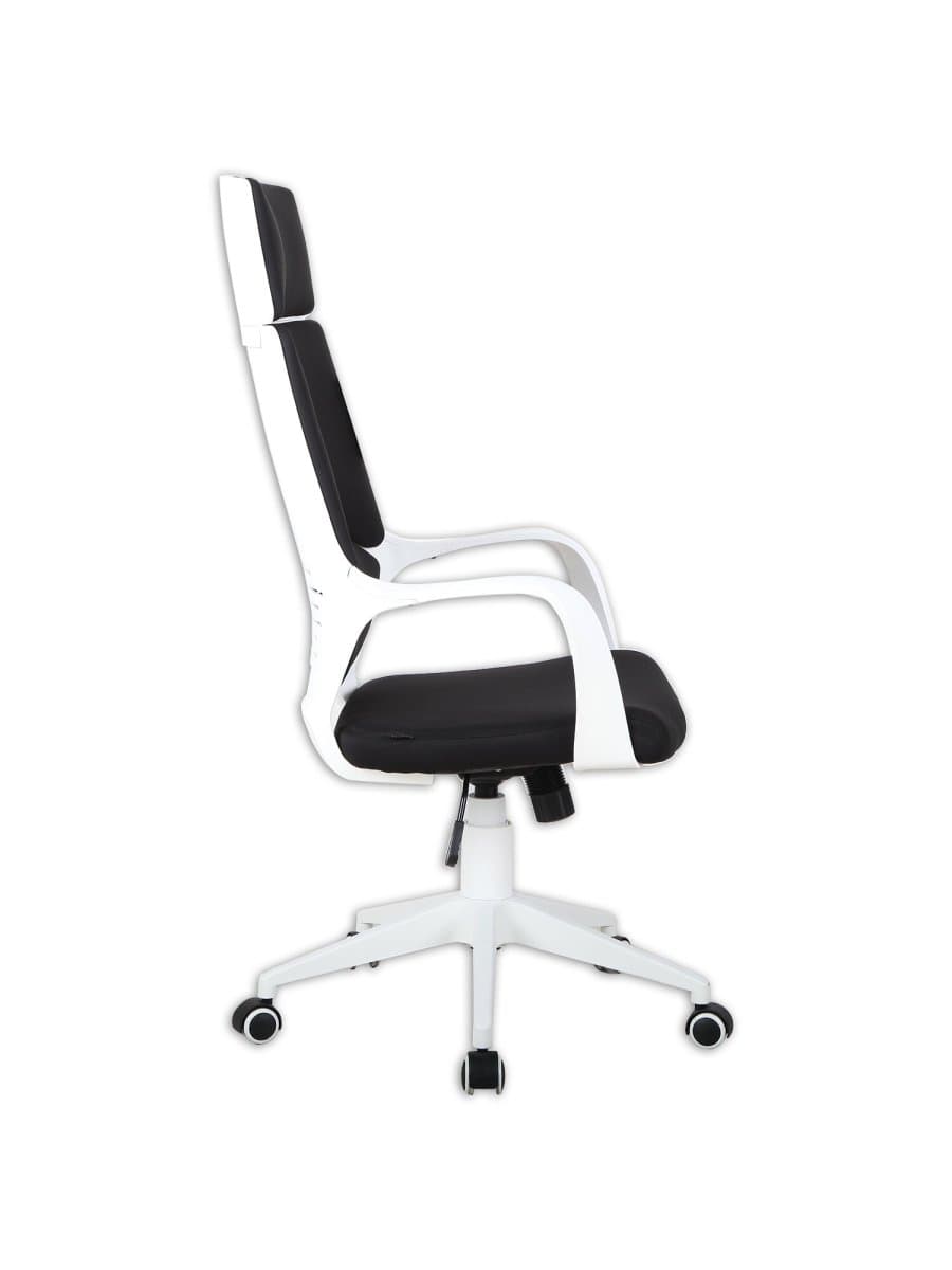 Кресло офисное BRABIX PREMIUM "Prime EX-515", пластик белый, ткань, черное, 531812
