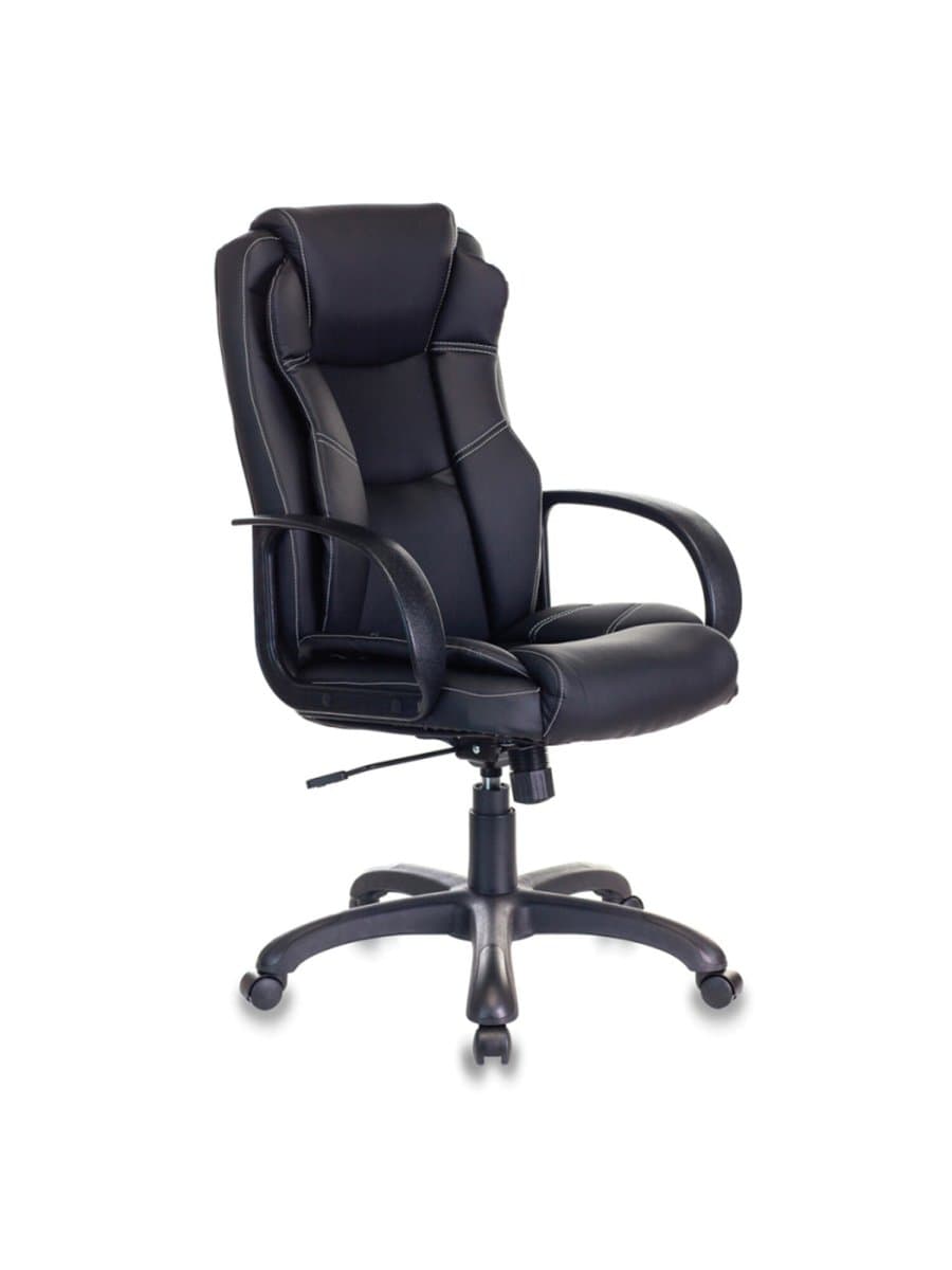 Кресло офисное CH-839/BLACK, экокожа, черное