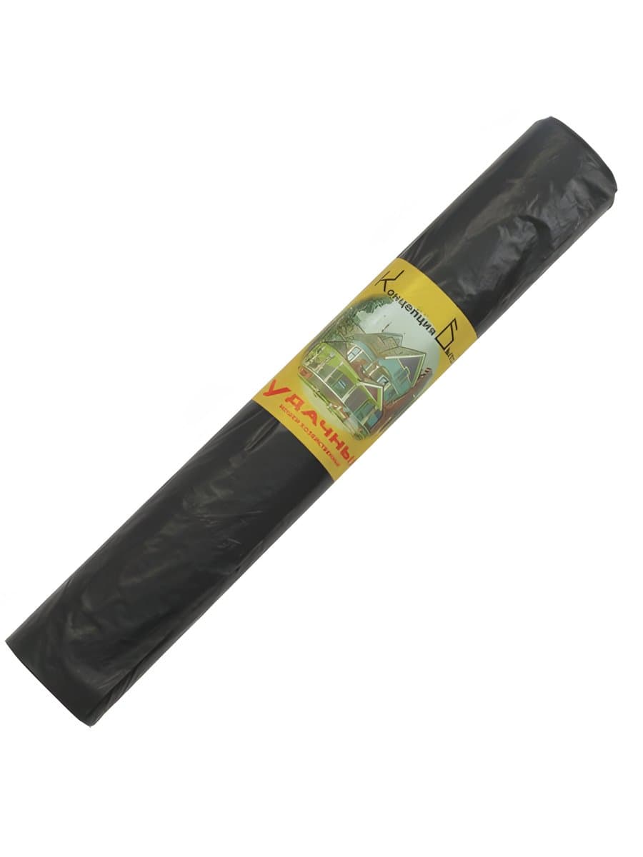 Мешки для мусора, 120 л, черные, в рулоне 10 шт., ПВД, 30 мкм, 70х110 см, КОНЦЕПЦИЯ БЫТА "Удачные", 0152