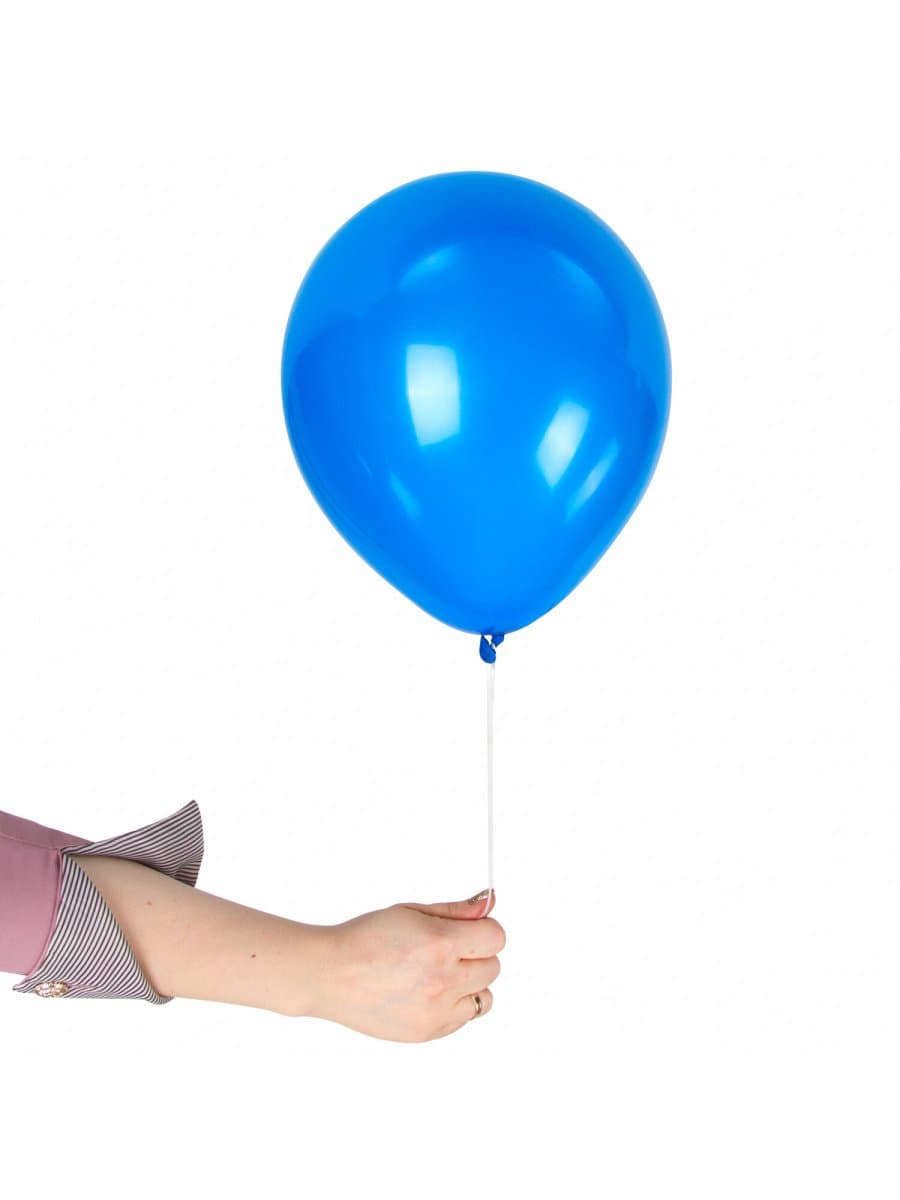 Шары воздушные ЗОЛОТАЯ СКАЗКА, 10" (25 см), КОМПЛЕКТ 50 штук, синие, пакет, 104999