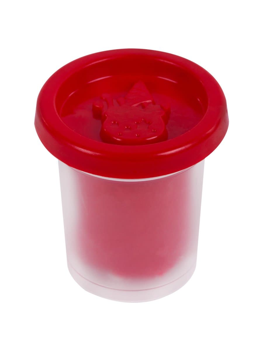 Пластилин-тесто для лепки BRAUBERG KIDS, 4 цвета, 200 г, яркие классические цвета, крышки-штампики, 106714