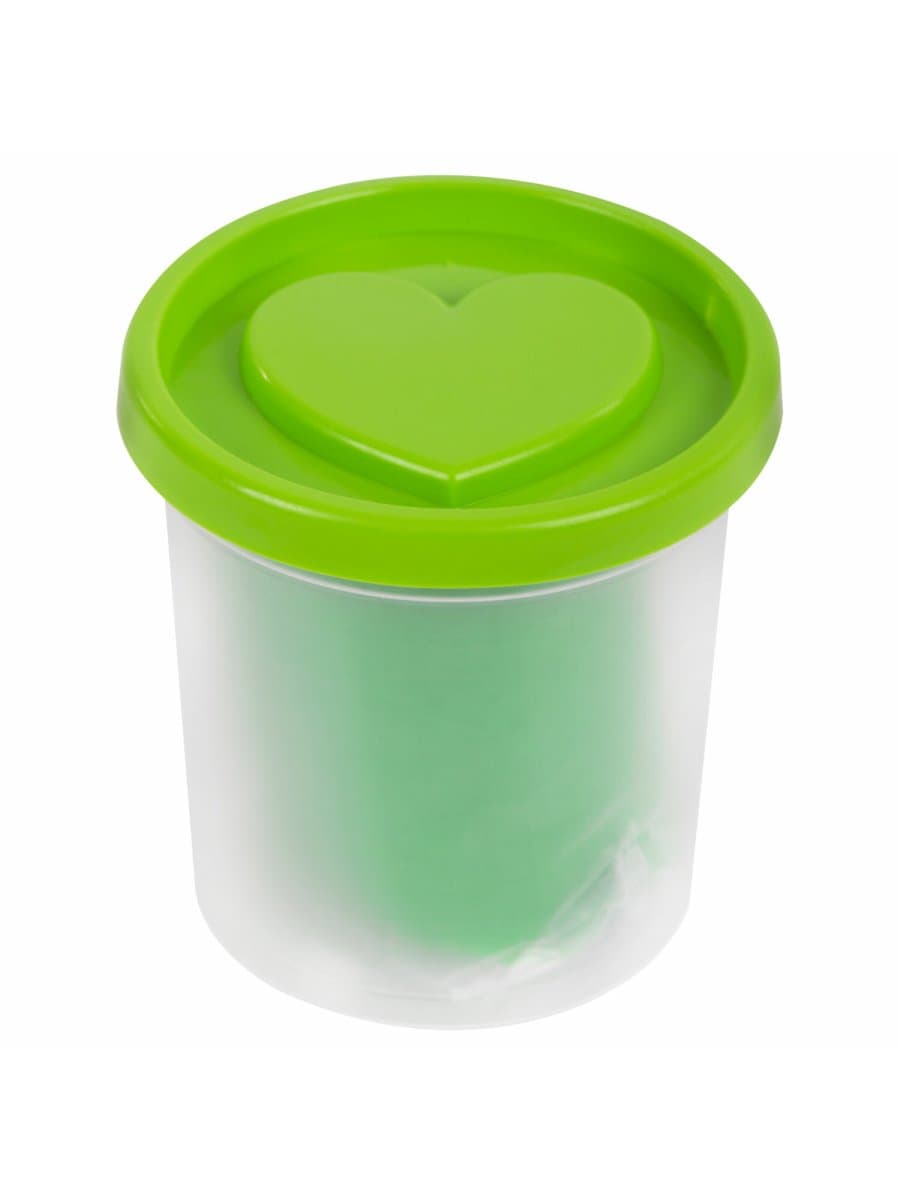 Пластилин-тесто для лепки BRAUBERG KIDS, 4 цвета, 560 г, яркие неоновые цвета, крышки-штампики, 106716