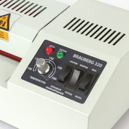 Ламинатор BRAUBERG 320, формат А3, 4 вала (2 гор., 2 хол.), толщина пленки (1 ст.) 60-250м, 531351
