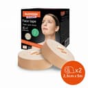 Кинезиотейп 2,5см*5м, комплект, 2 рулона, бежевый, DASWERK, 680012