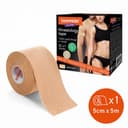 Кинезио тейп 5см*5м, бежевый, DASWERK, 680003