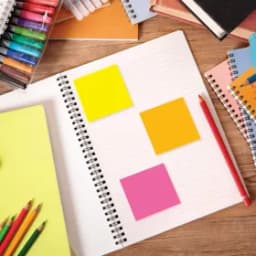 Блок самоклеящийся STAFF PROFIT, неоновый, 51*51 мм, 400 листов, 5 цветов, 129349