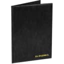 Папка адресная ПВХ "НА ПОДПИСЬ", формат А4, увеличенная вместимость до 100л, черная, 2032.Н-107