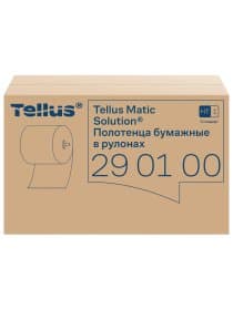 Полотенца бумажные рулонные 280 м, Tellus/TORK Matic (Система H1) UNIVERSAL, КОМПЛЕКТ 6 рулонов, 290100