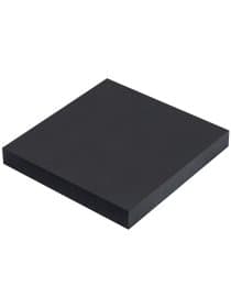 Блок самоклеящийся (стикеры) черный BRAUBERG BLACK, 76х76 мм, 100 листов, 115204