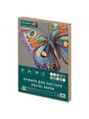 Бумага для пастели А4 в коробке, 40 листов, 10 цветов, 180 г/м2, BRAUBERG ART CLASSIC, 116349