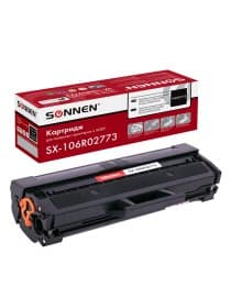 Картридж лазерный SONNEN (SX-106R02773) для XEROX Phaser 3020/3020BI/WC3025/3025BI/3025NI, ресурс 1500 стр., 364085