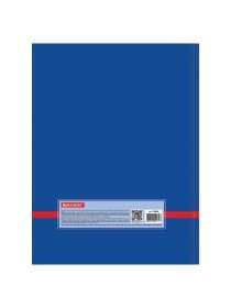 Книга канцелярская 80 л., клетка, твердая, глянцевая, блок офсет, А4 215х295 мм, BRAUBERG, 130065