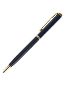 Ручка подарочная шариковая GALANT "Arrow Gold Blue", корпус темно-синий, золотистые детали, пишущий узел 0,7 мм, синяя, 140653