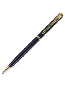 Ручка подарочная шариковая GALANT "Arrow Gold Blue", корпус темно-синий, золотистые детали, пишущий узел 0,7 мм, синяя, 140653