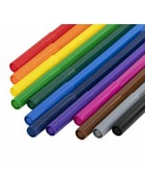 Фломастеры 12 ЦВЕТОВ CENTROPEN "Пингвины", смываемые, вентилируемый колпачок, 7790/12ET, 7 7790 1286