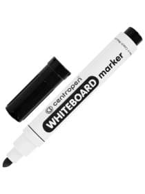 Маркер стираемый для белой доски ЧЕРНЫЙ, CENTROPEN "Dry-Wipe", 2,5 мм, 8559, 5 8559 0112