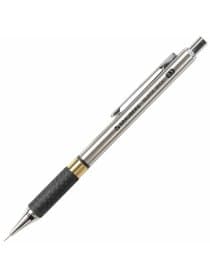 Карандаш механический 0,5 мм, BRAUBERG "Black Jack", металлический корпус, ластик, резиновый грип, 180463