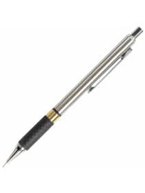 Карандаш механический 0,5 мм, BRAUBERG "Black Jack", металлический корпус, ластик, резиновый грип, 180463