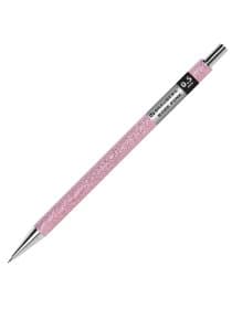 Карандаш механический 0,5 мм + грифели HB 12 штук на блистере, BRAUBERG "ROSE PINK", 181971