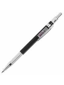 Карандаш механический цанговый 2 мм, HB, BRAUBERG "METALLIC X-20", металлические детали, 181976