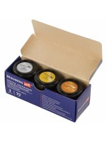 Краски акриловые художественные BRAUBERG ART CLASSIC, НАБОР 3 шт, МЕТАЛЛИК, в банках 22 мл, 191716