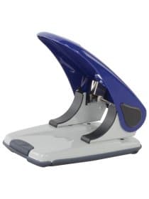 Дырокол металлический BRAUBERG "Style", до 50 листов, ассорти (синий/черный), 221278