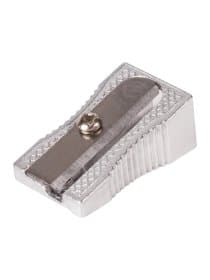 Точилка BRAUBERG "Style", металлическая клиновидная, в картонной коробке, 222484