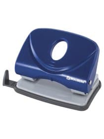 Дырокол BRAUBERG "Original", до 20 листов, синий, 222540