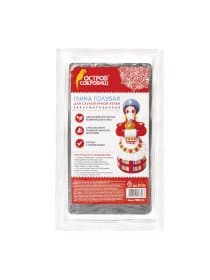 Глина для лепки голубая ОСТРОВ СОКРОВИЩ, 1 кг, вакуумированная, готовая, размачиваемая, 227138
