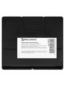 Подставка-органайзер BRAUBERG-CONTRACT, 109х95х101,5 мм, 5 отделений, черная, 230893