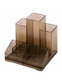 Подставка-органайзер BRAUBERG-CONTRACT, 109х95х101,5 мм, 5 отделений, тонированная, 230994