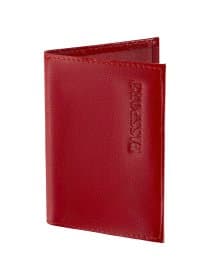 Обложка для паспорта натуральная кожа галант, "PASSPORT", красная, BRAUBERG, 237178