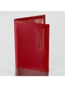 Обложка для паспорта натуральная кожа галант, "PASSPORT", красная, BRAUBERG, 237178