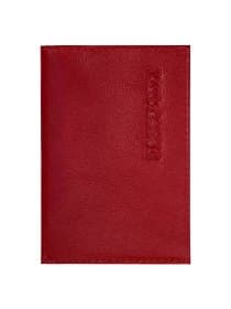 Обложка для паспорта натуральная кожа галант, "PASSPORT", красная, BRAUBERG, 237178