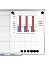 Магниты BRAUBERG "BLACK and WHITE" УСИЛЕННЫЕ 30 мм, НАБОР 10 шт., черные, 237466