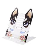Подставка для книг и учебников большая фигурная BRAUBERG KIDS "Puppy", регулируемый угол наклона, металлическая, 238058