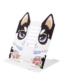 Подставка для книг и учебников большая фигурная BRAUBERG KIDS "Puppy", регулируемый угол наклона, металлическая, 238058