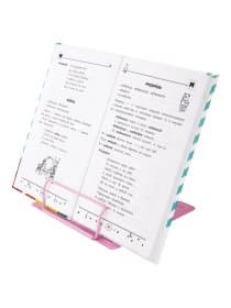 Подставка для книг и учебников большая фигурная BRAUBERG KIDS "Kitty", регулируемый наклон, металл, 238059
