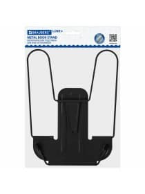 Подставка для книг и учебников BRAUBERG LINE+, металлическая, черная, европодвес, 238214