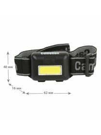 Фонарь налобный CAMELION 1 Вт COB, 3 режима, питание 3хAAА (не в комплекте), LED5355