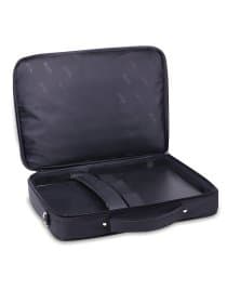 Сумка портфель BRAUBERG SYDNEY с отделением для ноутбука 17,3", откидная крышка, черная, 34х44х6 см, 240449