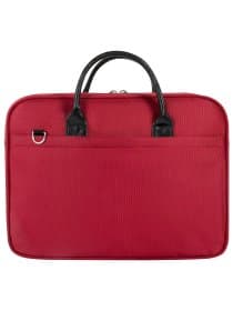 Сумка портфель BRAUBERG DANDY с отделением для ноутбука 15,6", 3 кармана, "Dialog", красная, 30х40х7 см, 240462