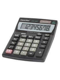 Калькулятор настольный ОФИСМАГ OFM-1807, КОМПАКТНЫЙ (140х105 мм), 8 разрядов, двойное питание, 250223